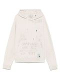 White Hoodie with cotton 1