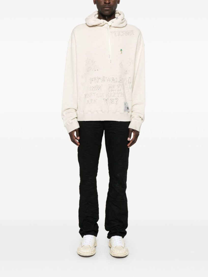 White Hoodie with cotton 4