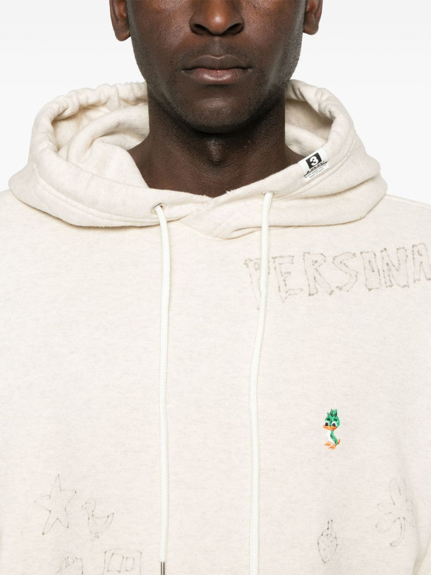White Hoodie with cotton 5