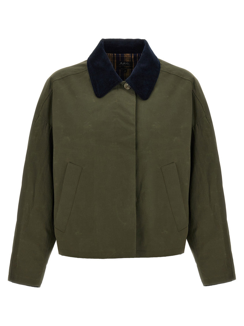 Green 'Becca' jacket 1