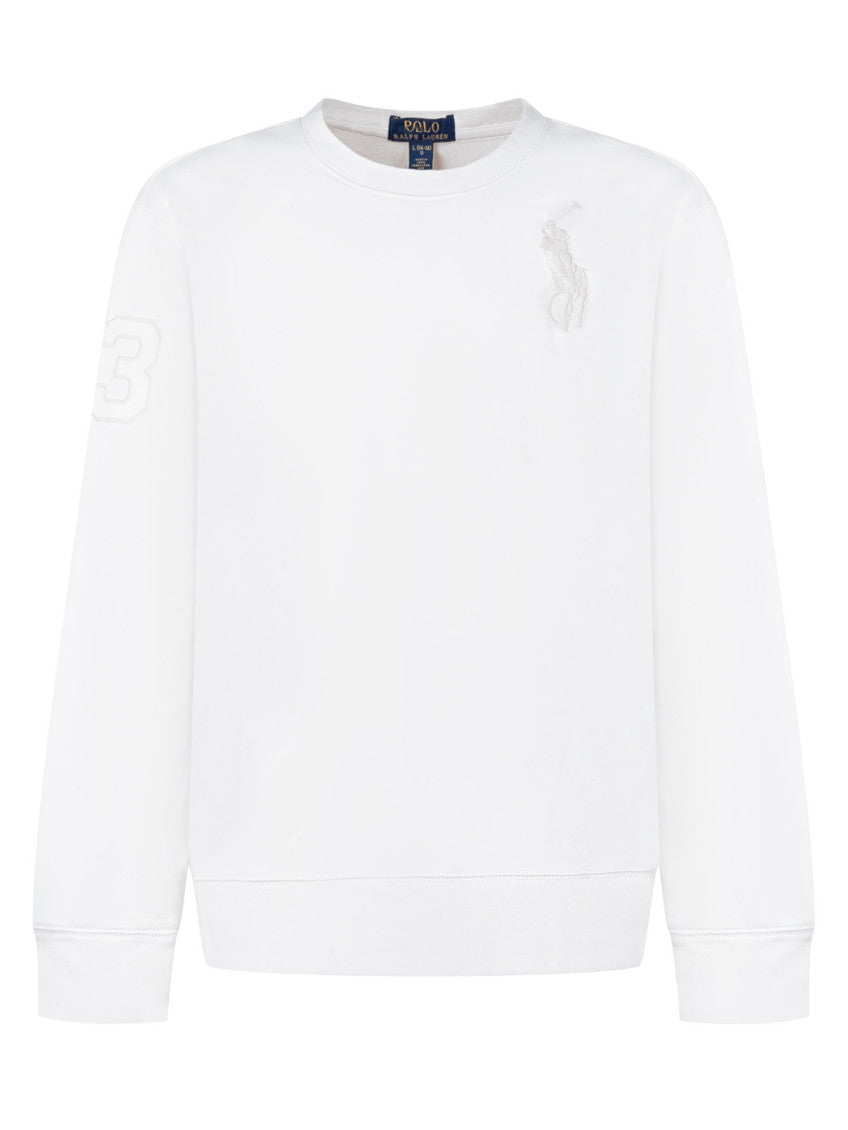 Kids White Logo Sweatshirt 1