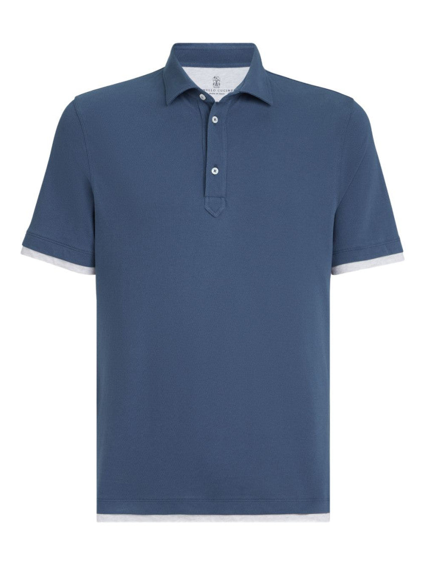 Navy Blue Solid Polo 1