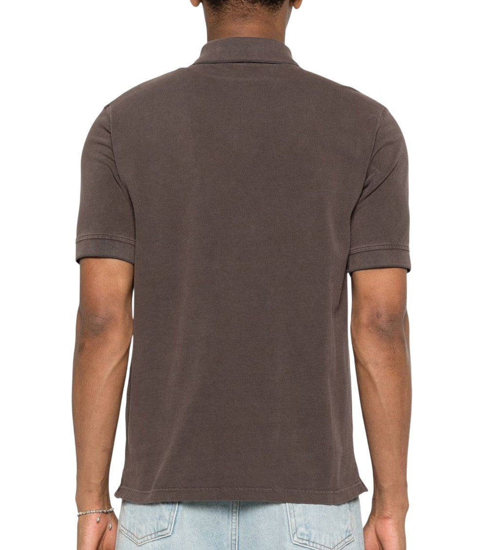Dark Brown Logo Polo 2
