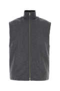 Grey Mock Collar Jacket 1