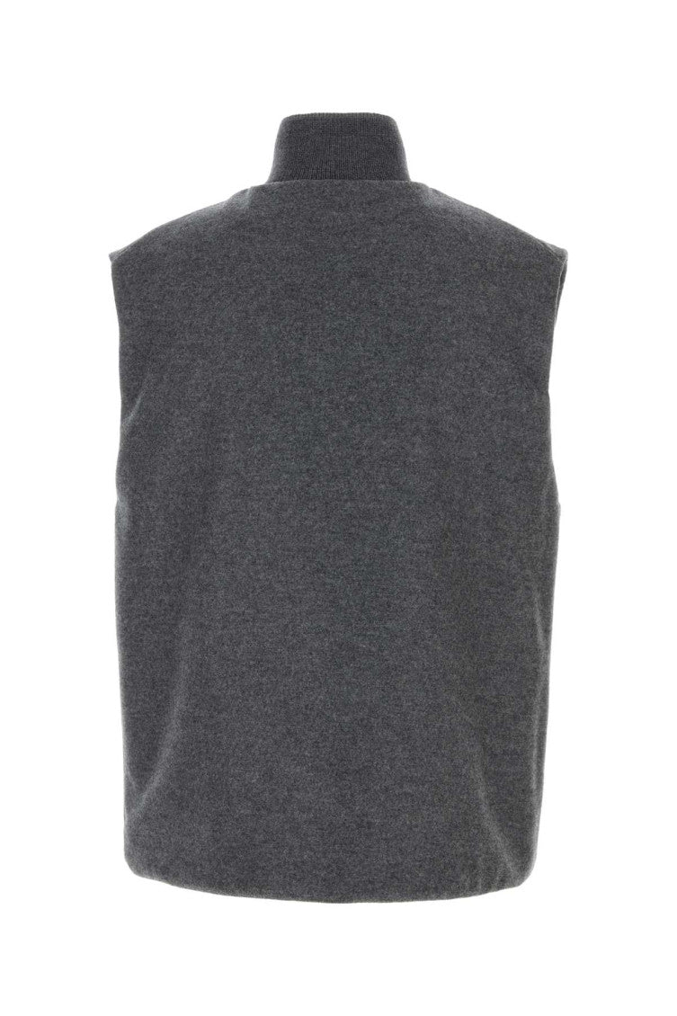 Grey Mock Collar Jacket 3