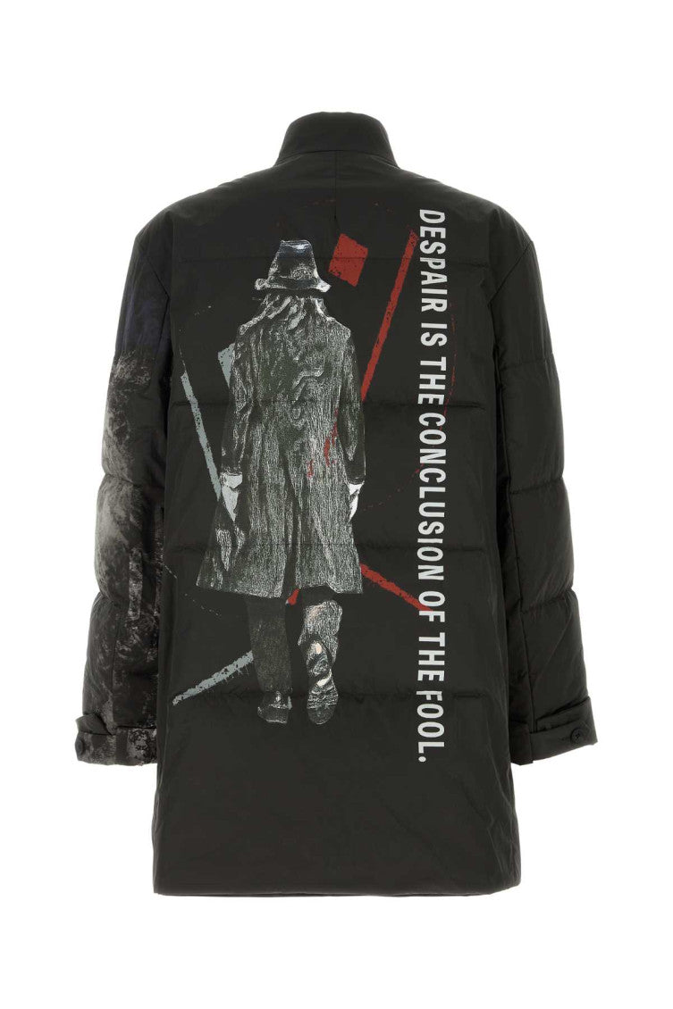 Black Mock Collar Jacket 2