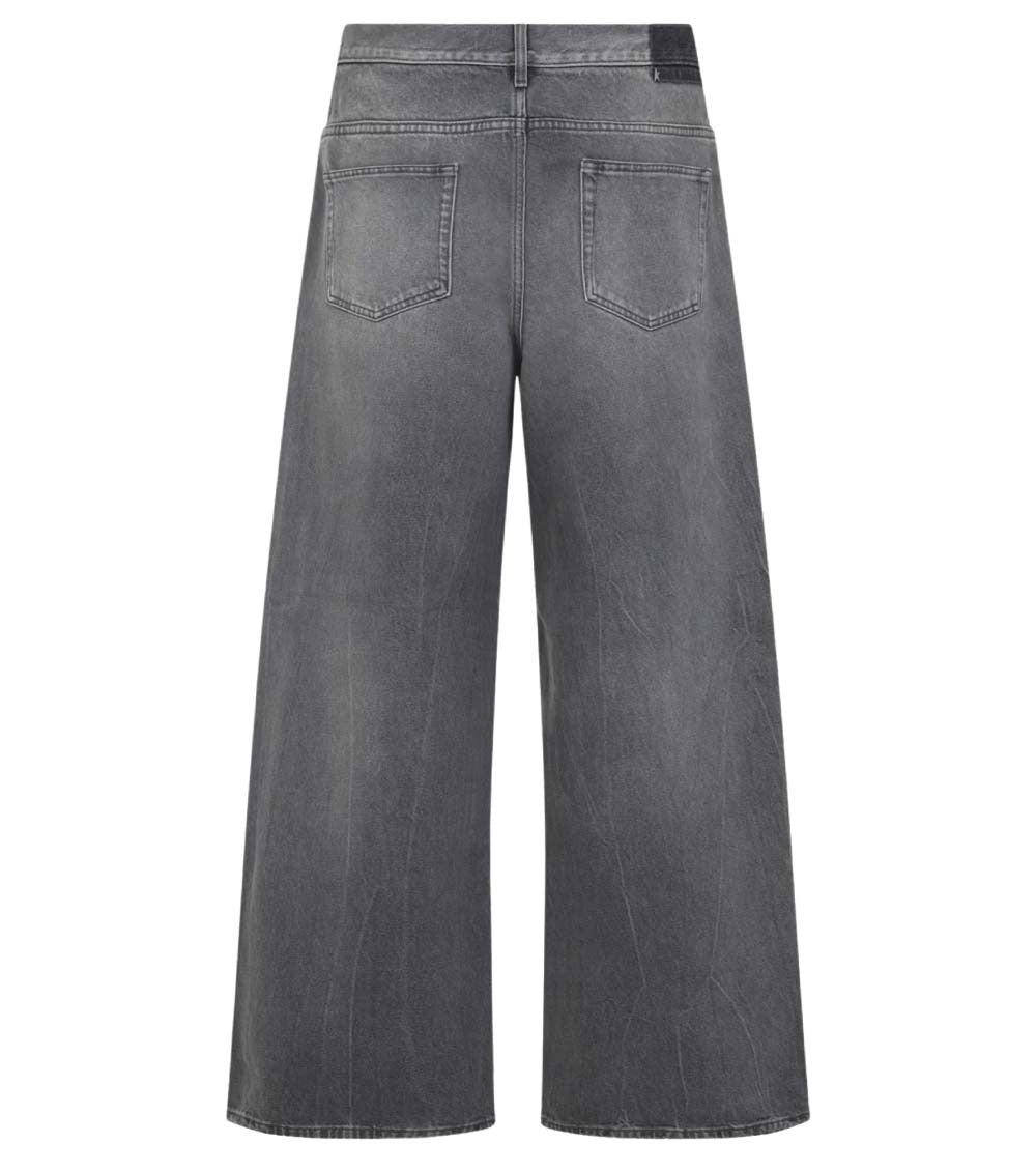 Grey Regular Solid Jeans 2