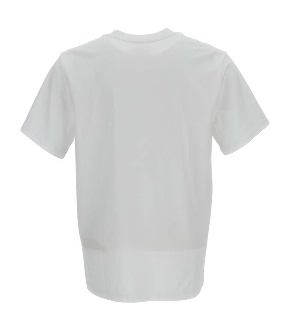 White Crew Neck T-Shirt 2