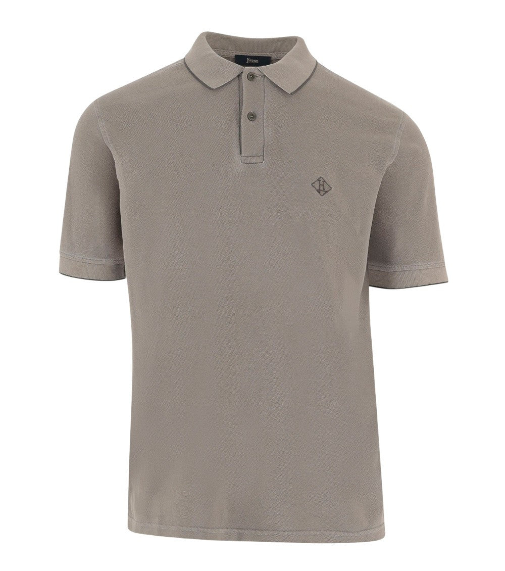 Dark Grey Logo Polo 1