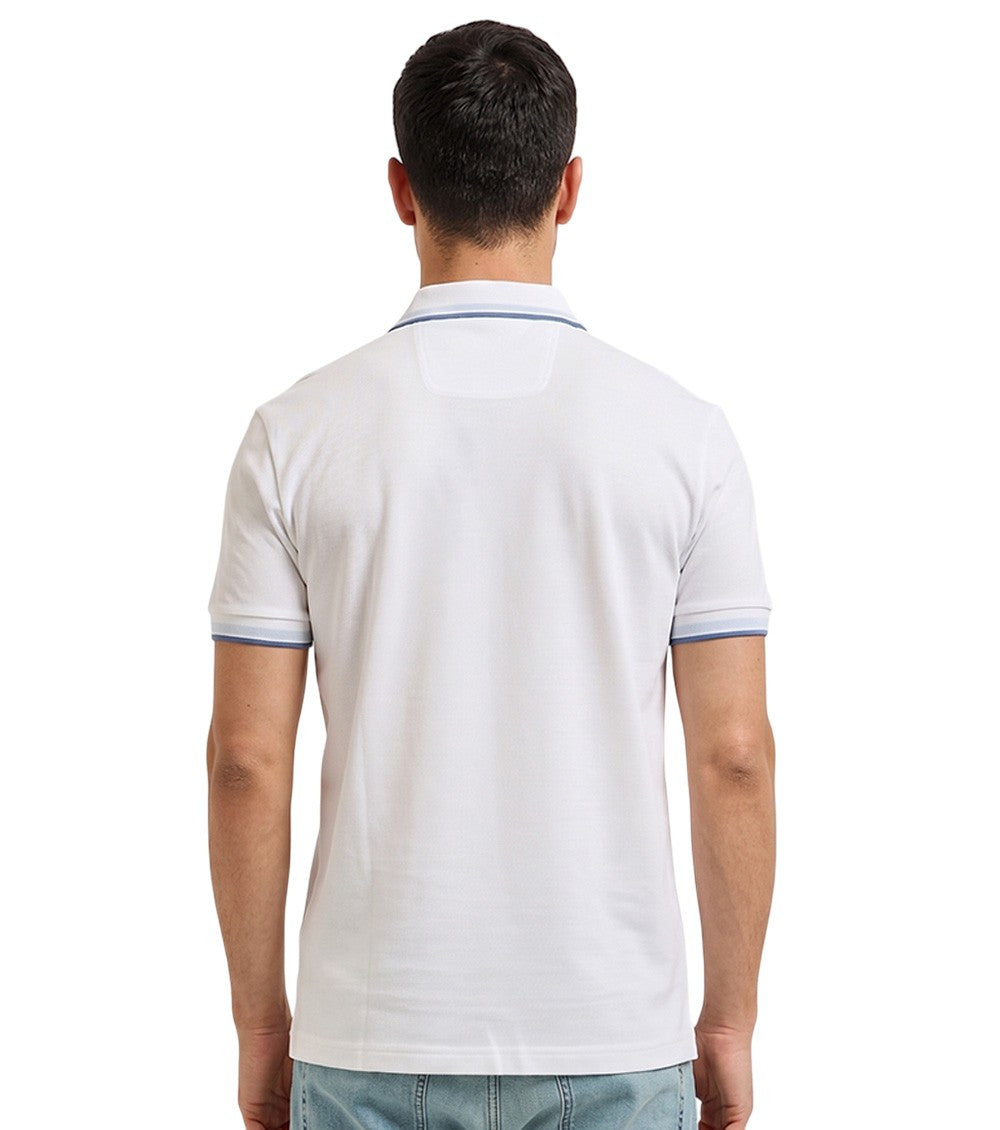 White Shirt Collar Polo 3