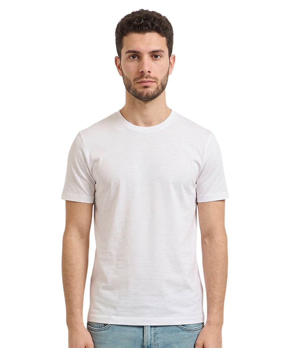 White Crew Neck T-Shirt 1