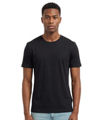 Black Slim Solid T-Shirt 1