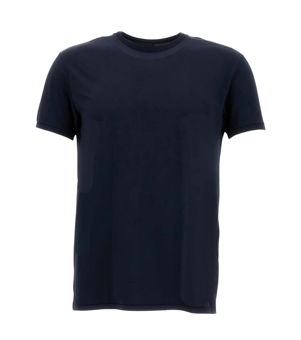 Navy Blue Solid T-Shirt 1