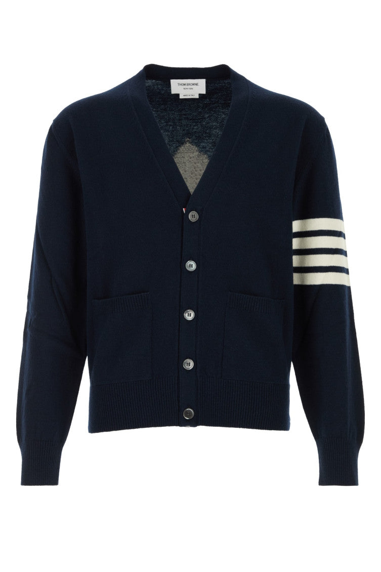 Navy Blue Stripes Cardigan 1