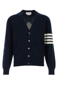 Navy Blue Stripes Cardigan 1