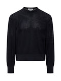 Navy Blue Textured Sweater 1