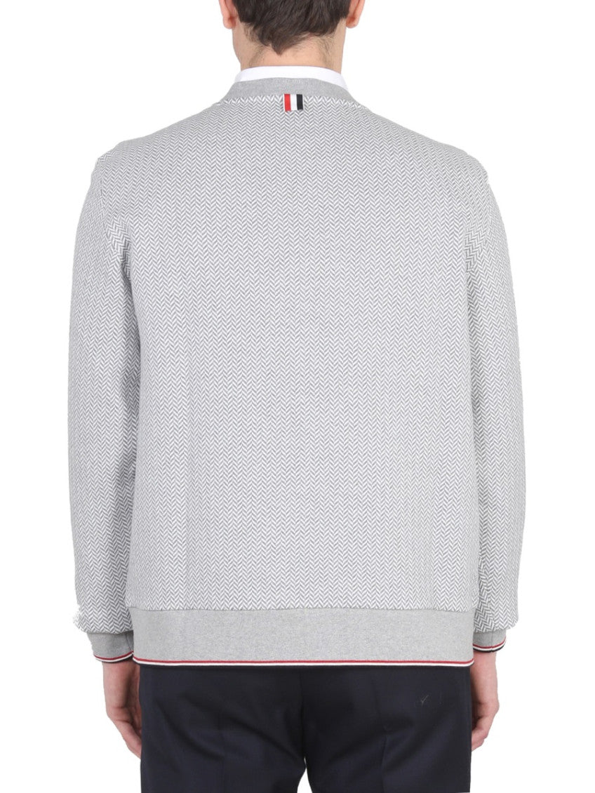Grey Crew Neck Sweatshirt 3