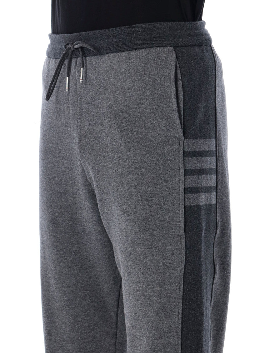 Grey Cotton Solid Joggers 3