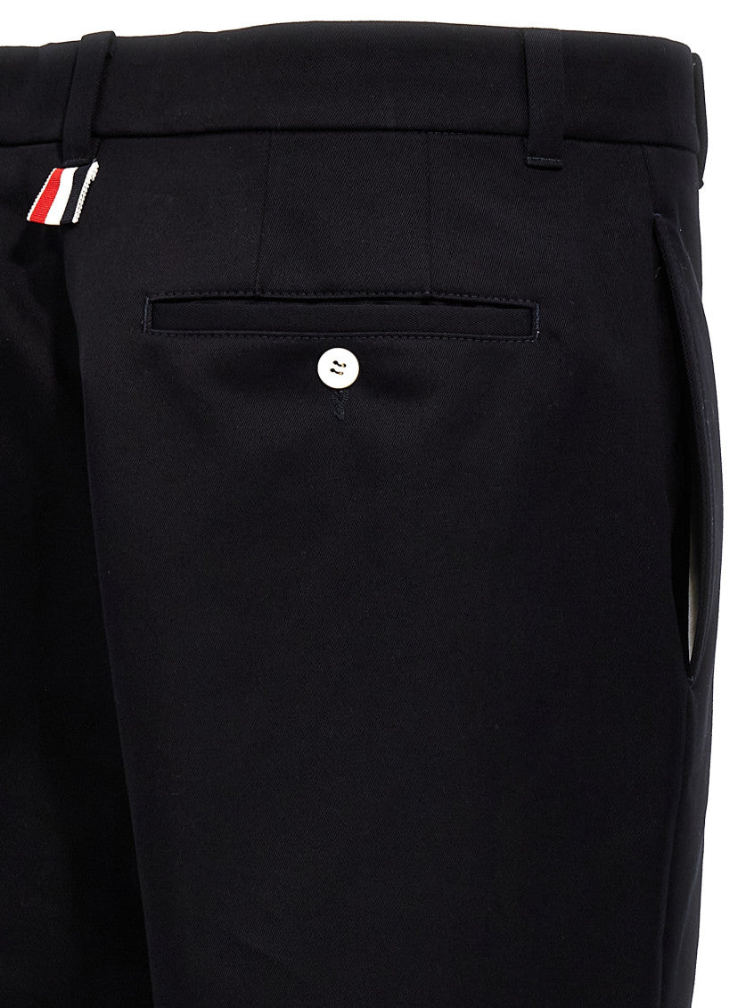 Blue Flat Front Pants 4
