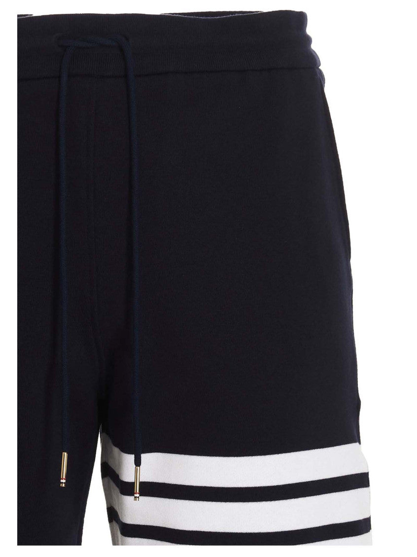 Navy Blue Stripes Shorts 3