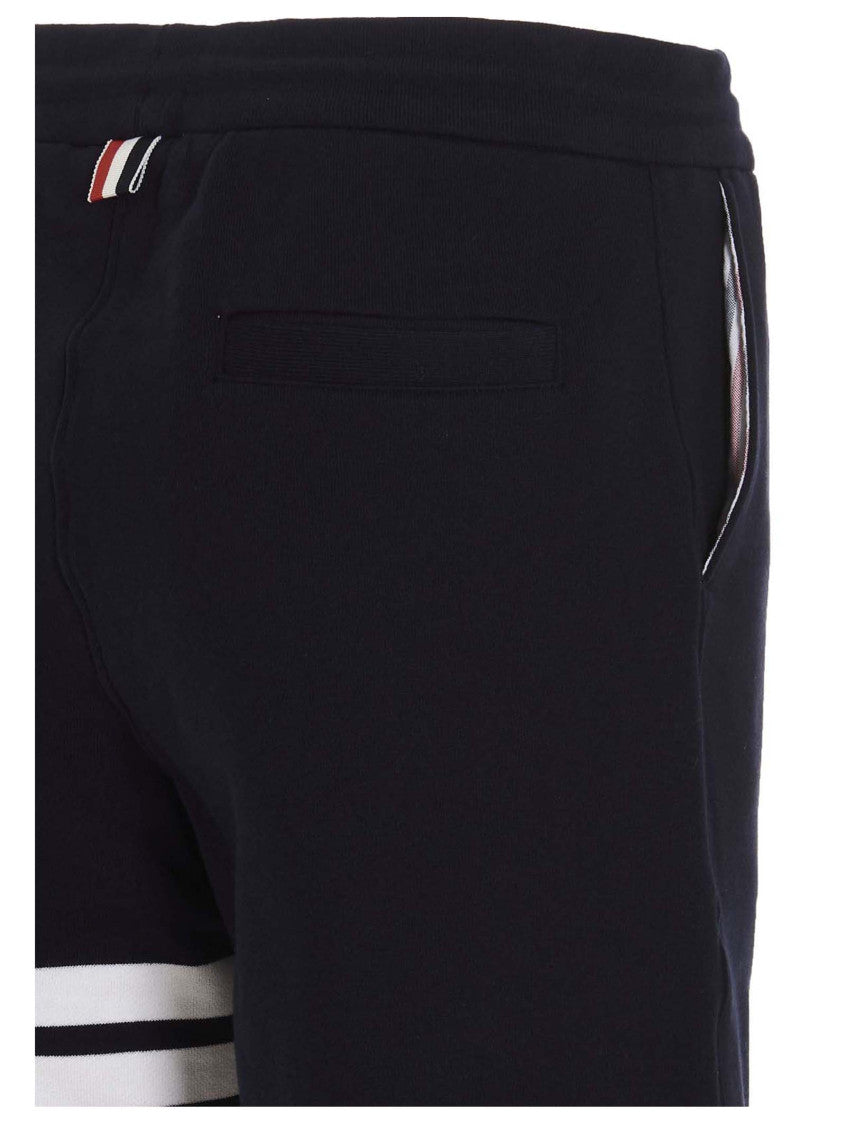 Navy Blue Stripes Shorts 4