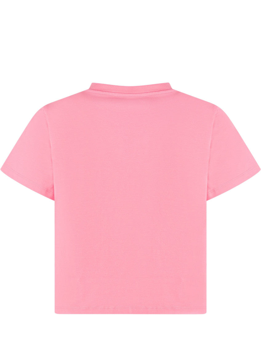 Girls Pink Embellished T-Shirt 2