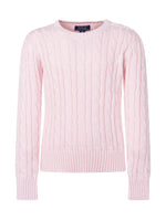Girls Pink Knitted Sweater 1