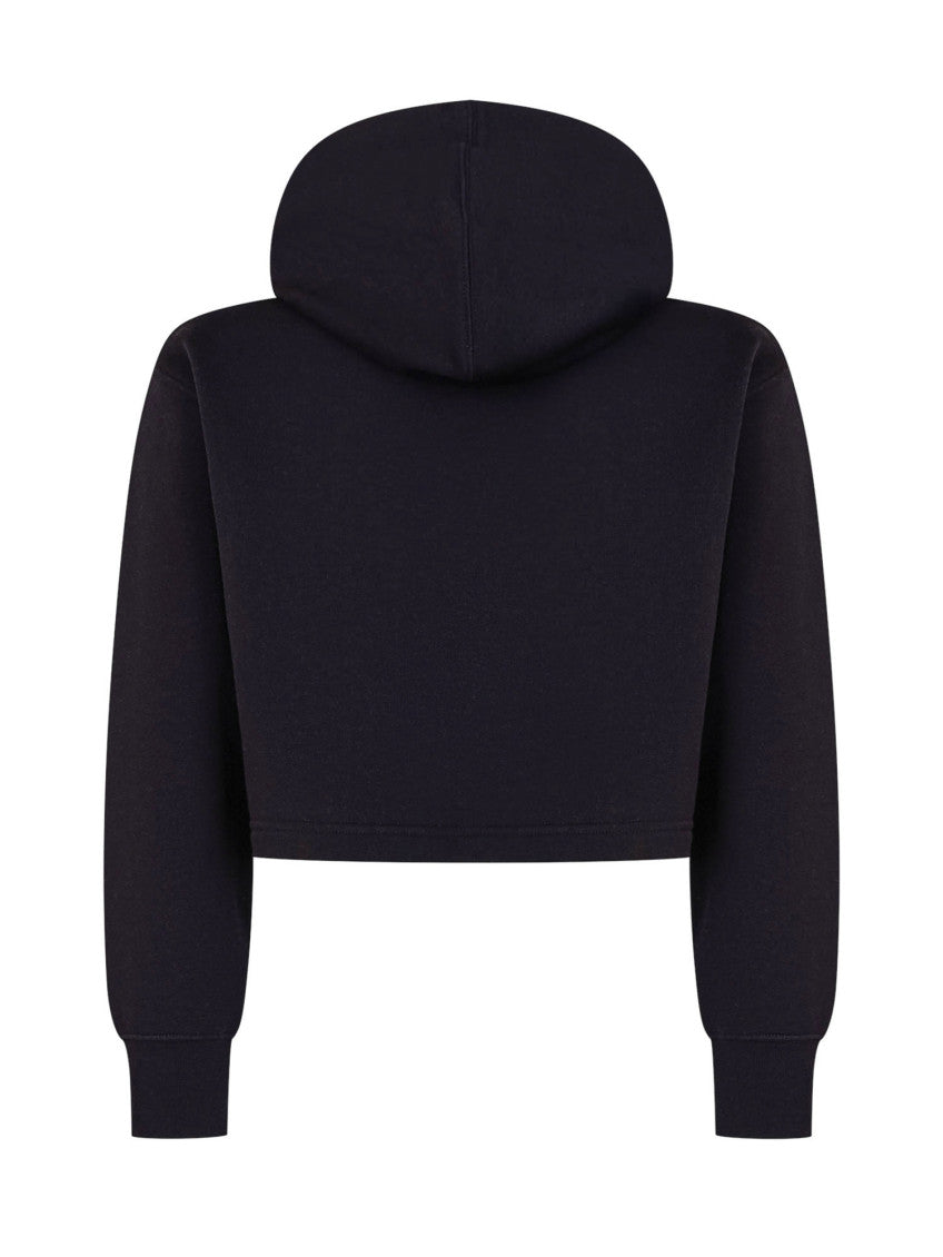 Girls Black Logo Hoodie 2