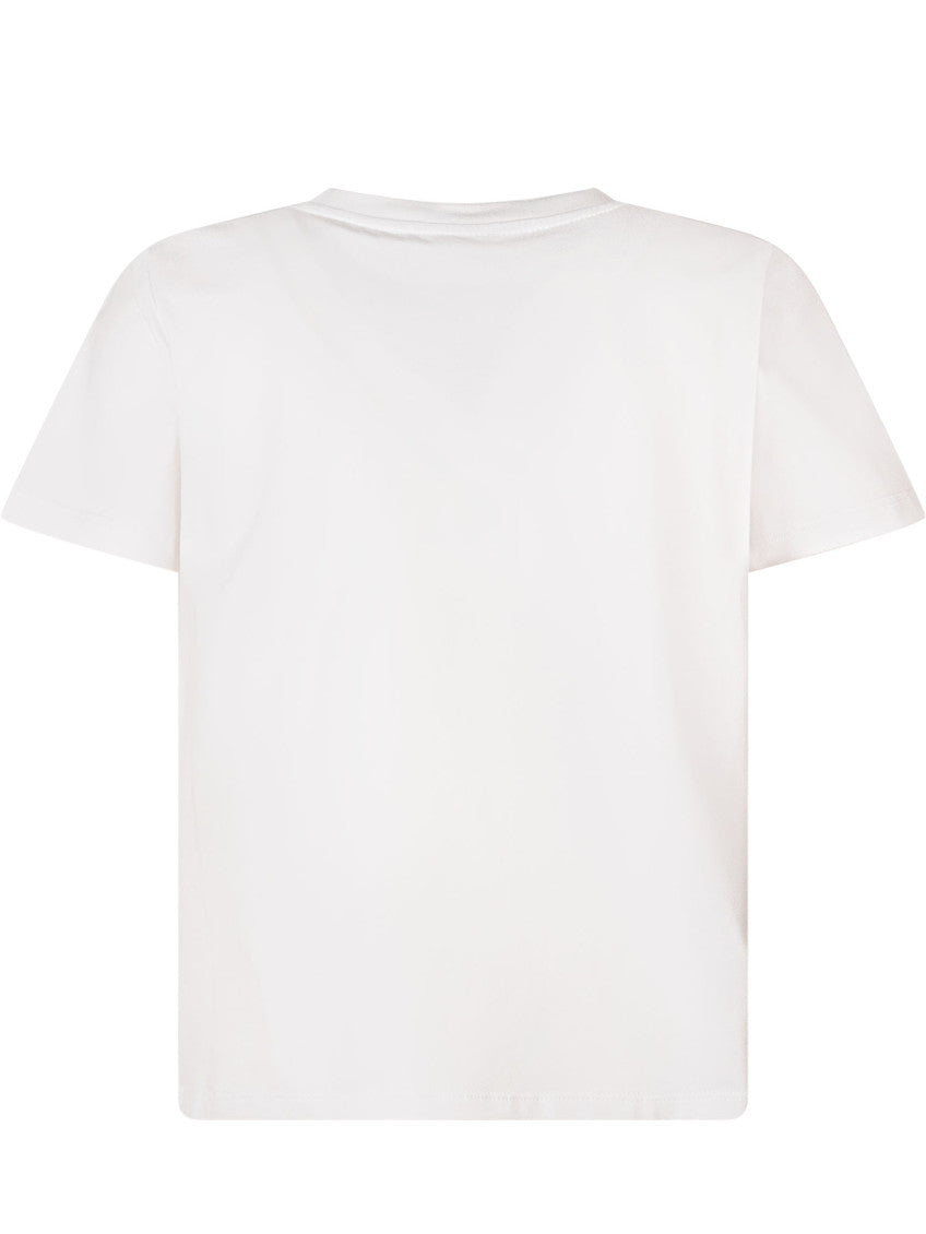 Girls White Graphic T-Shirt 2