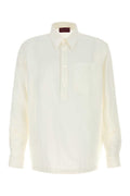 White Regular Solid Shirt 1