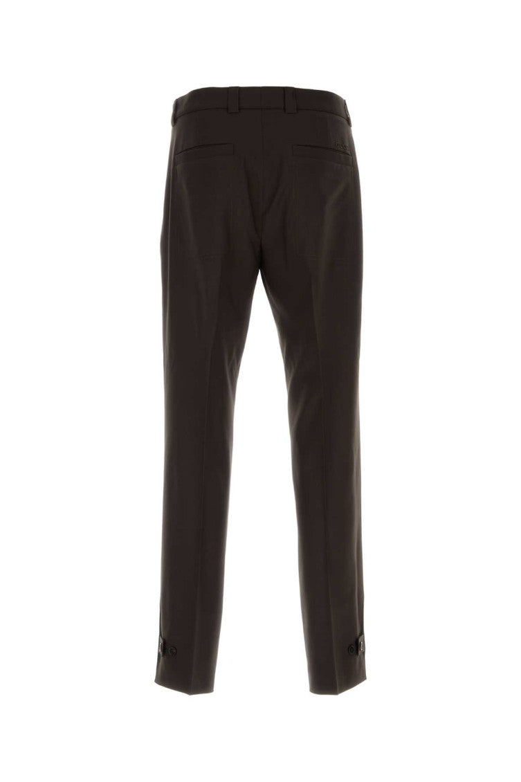 Brown Flat Front Pants 2