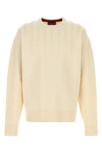 Off White Textured Sweater 1