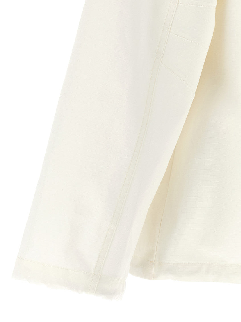 White Logo Hood Jacket 4