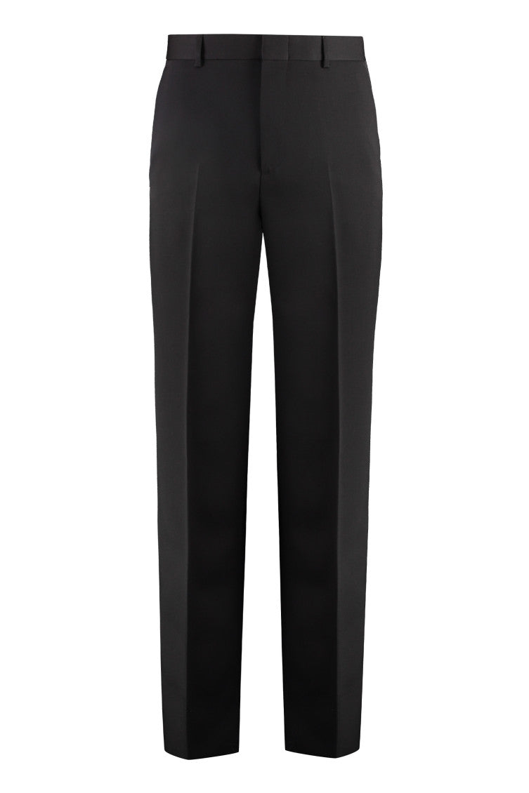 Black Flat Front Pants 1