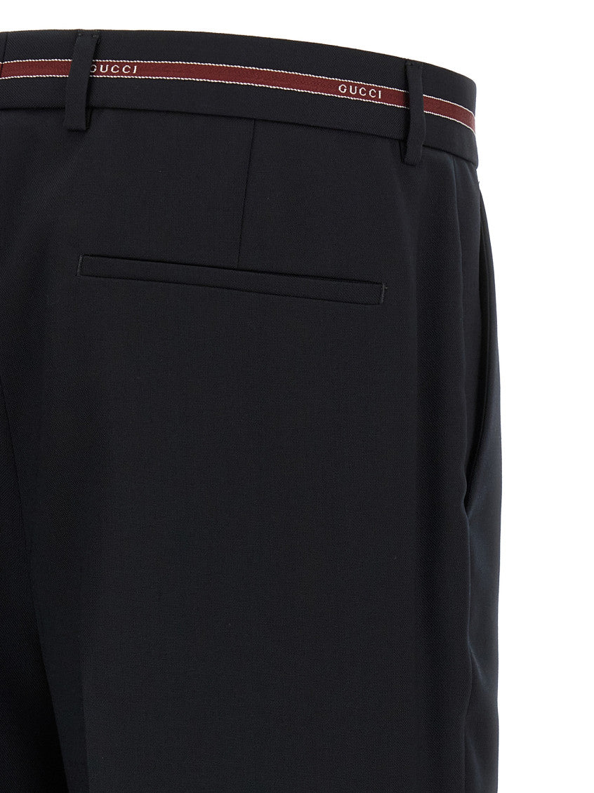 Blue Flat Front Pant 4