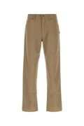 Khaki Flat Front Pants 1
