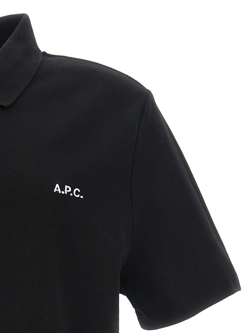 Black 'Standard' polo shirt 3