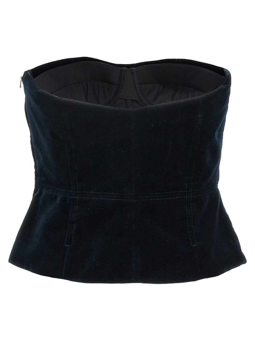 Blue Velvet top 2