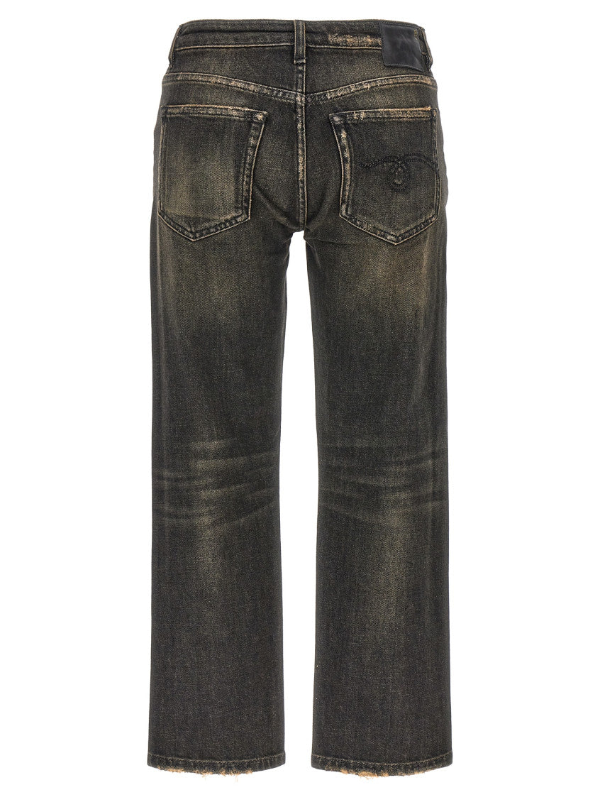Black 'Boy Straight' jeans 2