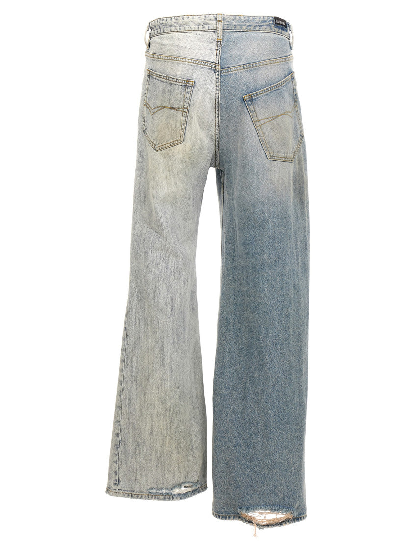Multicolor 'Fifty-fifty' jeans 2