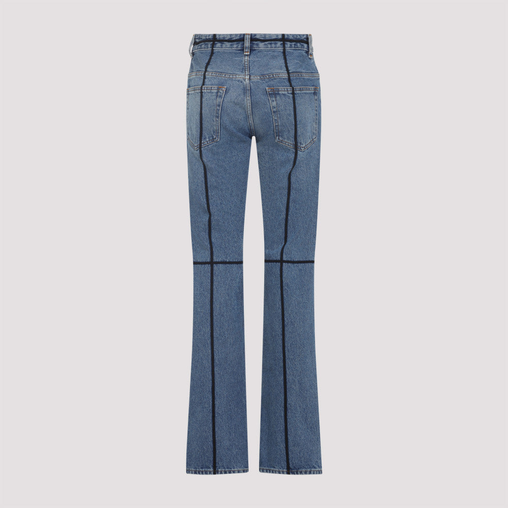 Blue Cotton Jeans 4
