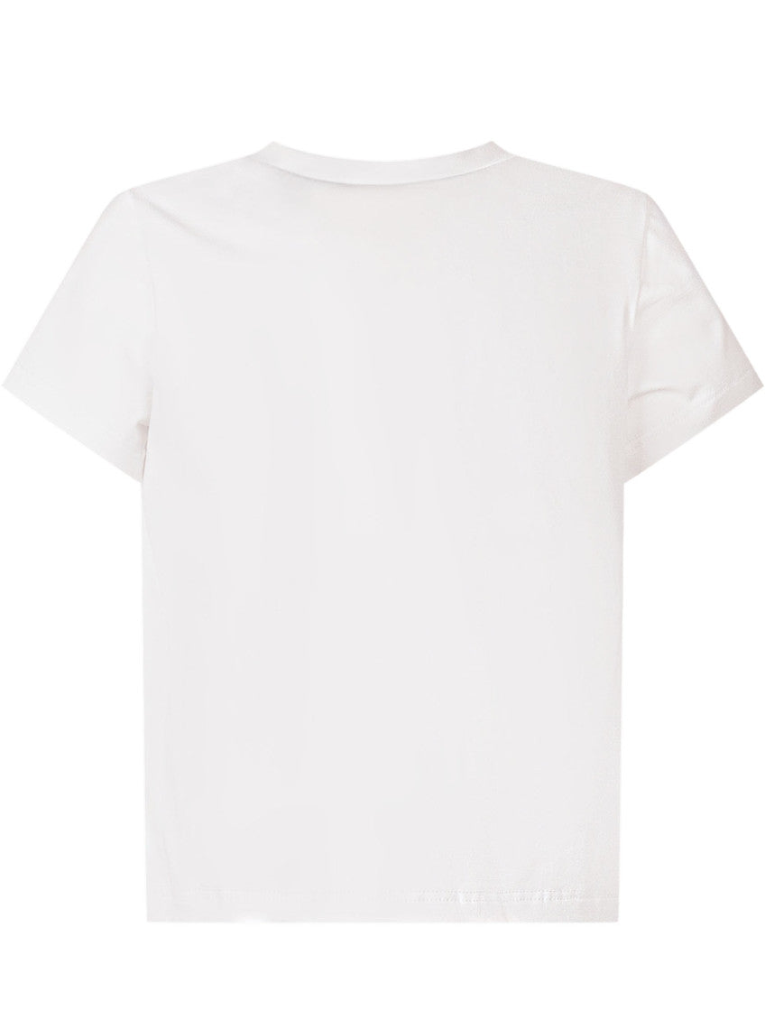 Kids White Graphic T-Shirt 2
