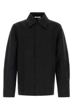 Black Regular Solid Shirt 1
