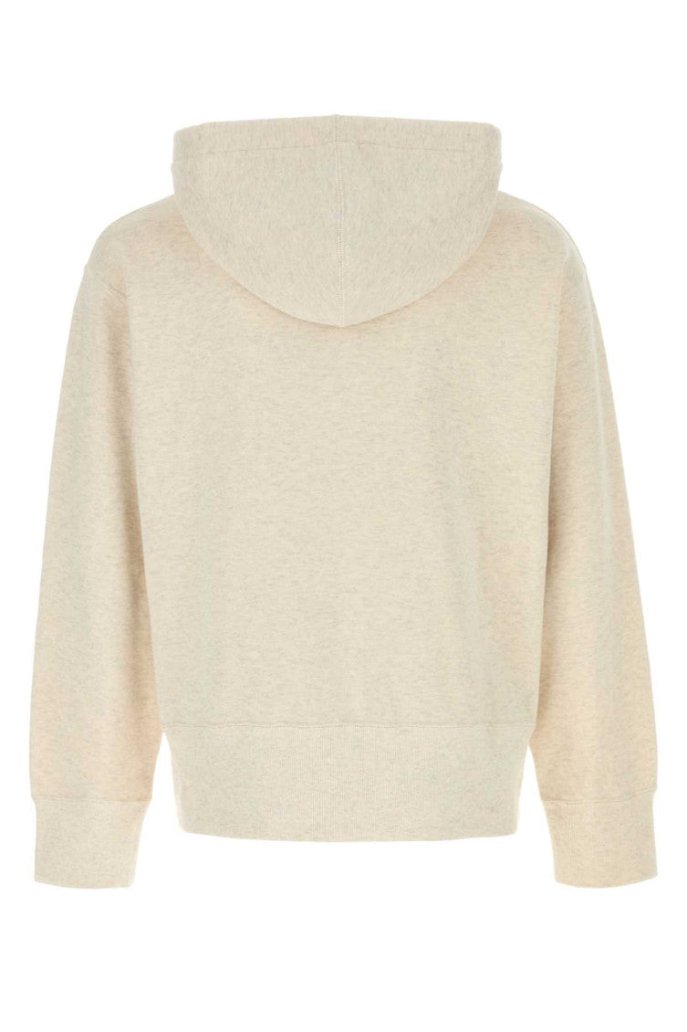 Light Beige Logo Hoodie 2
