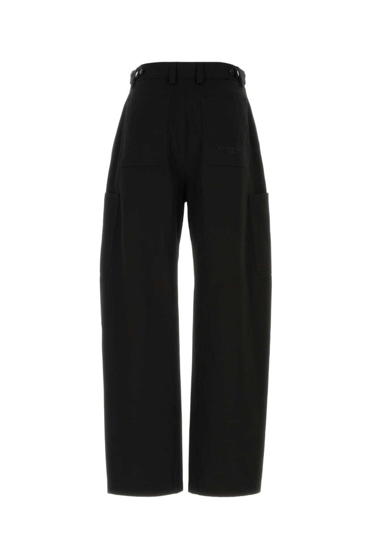 Black Relaxed Cargo Pants 2