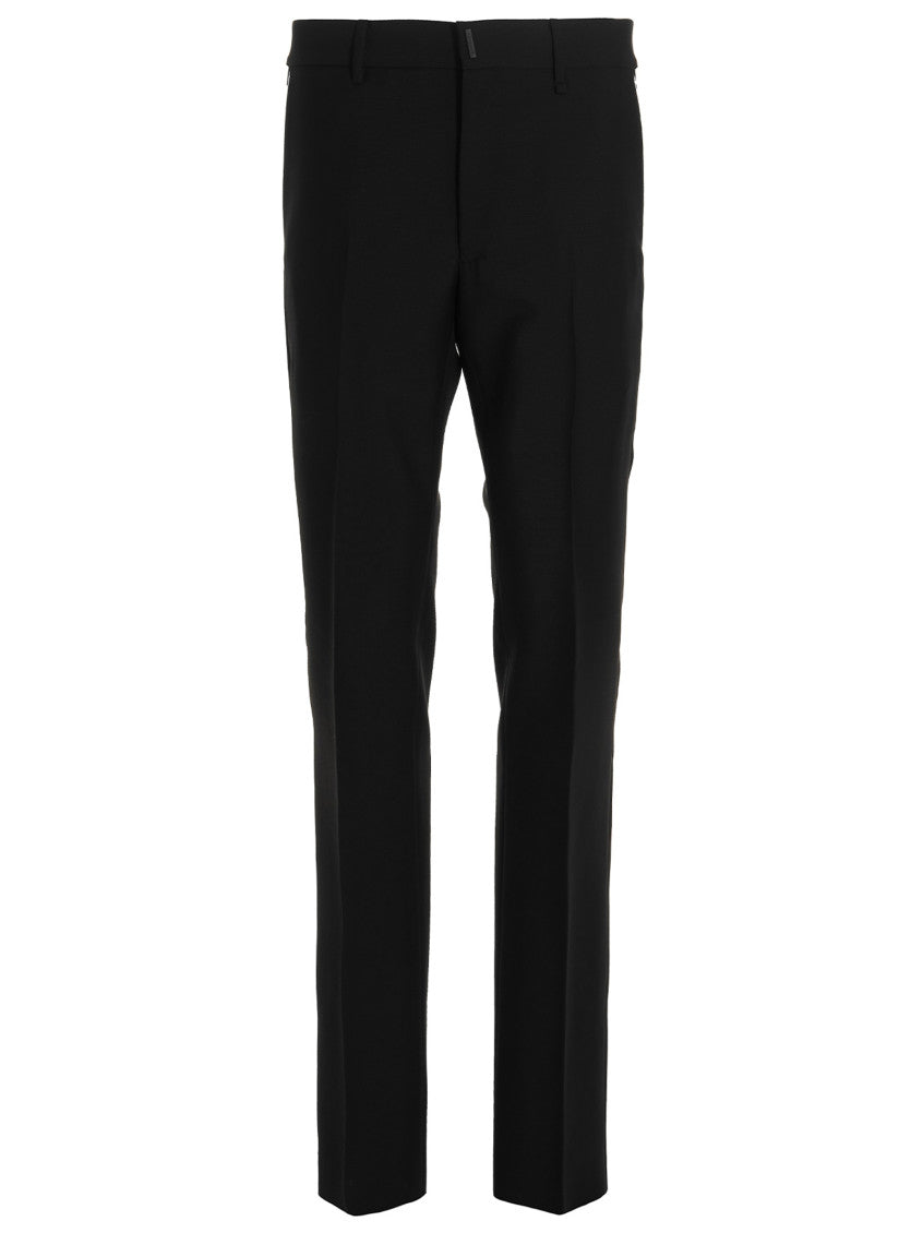 Black Flat Front Pants 1