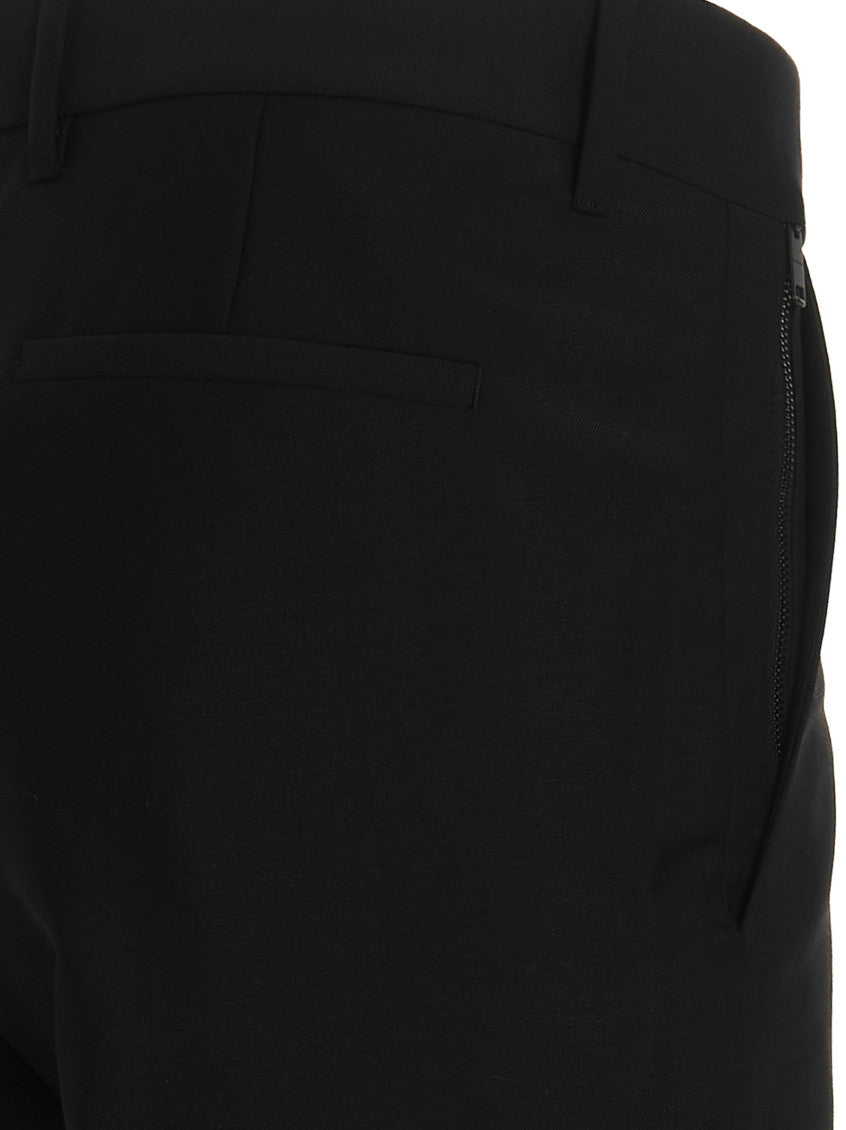 Black Flat Front Pants 4