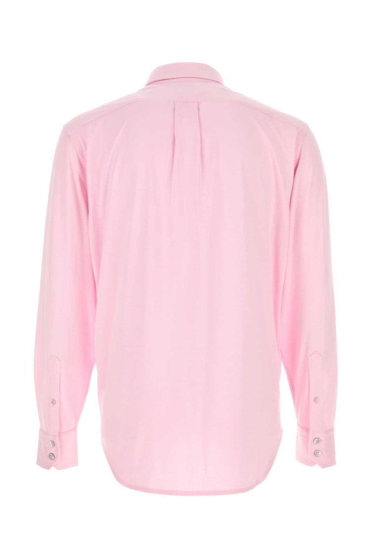 Pink Regular Solid Shirt 2