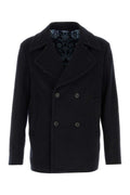 Dark Navy Wool Coat 1