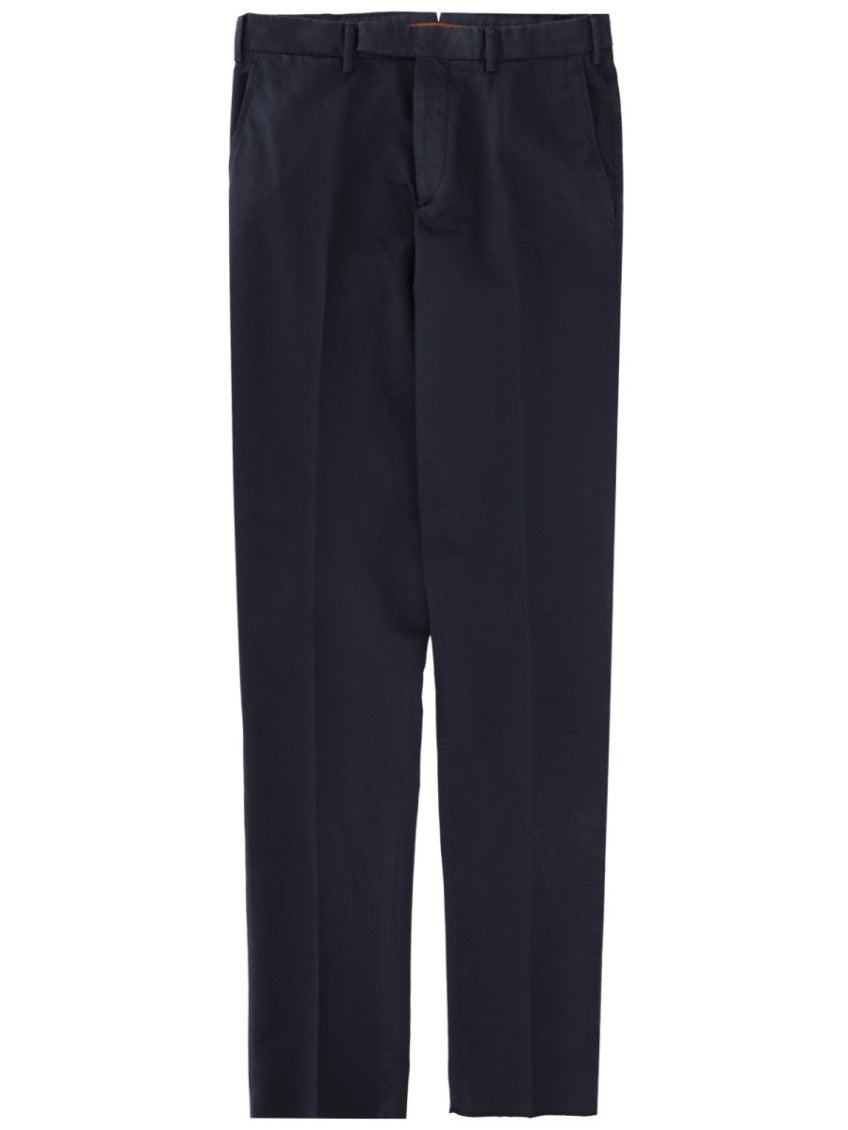 Dark Navy Regular Trousers 1
